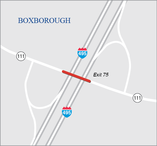 Boxborough: Bridge Replacement, B-18-002, Route 111 over Interstate 495 Boxborough: Bridge Replacement, B-18-002, Route 111 over Interstate 495